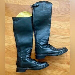 TuffRider kids Baroque leather boots size 4